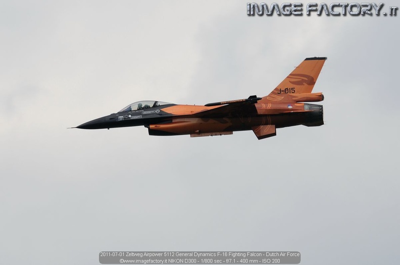 2011-07-01 Zeltweg Airpower 5112 General Dynamics F-16 Fighting Falcon - Dutch Air Force.jpg